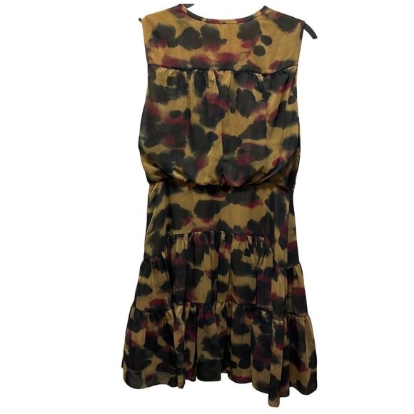 Ted Baker Womens Elvinia Animal Print Button-Up Mini Dress Size 2 US 6 - Picture 5 of 10